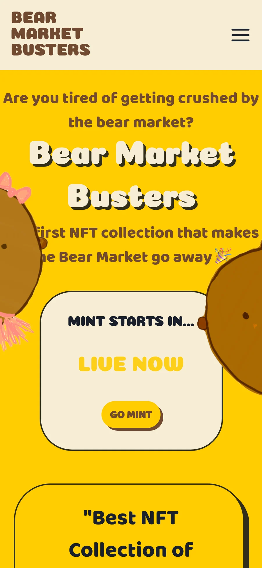 Bear Market Busters su smartphone